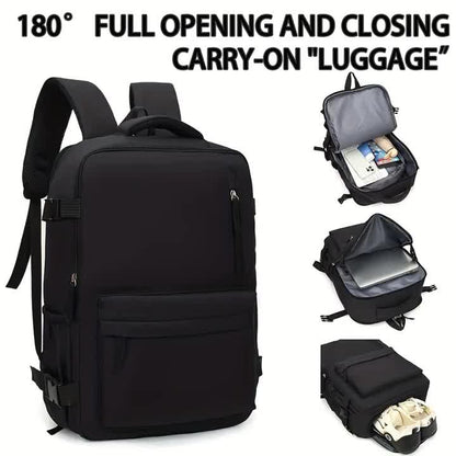 Handgepäck-Rucksack mit lokalem Stauraum (40x20x25 cm), mit Schuhfach, unter dem Sitz platzierbar, geeignet für Ryanair-Flüge; Handgepäckkoffer, Reiserucksack, entspricht den Handgepäckmaßen, passend für 14-Zoll-Laptop, geeignet für Kurzurlaube, Ausflüge,