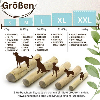 PetLove Kaffeeholz für Hunde – natürliches Kauholz in 5 Größen (S–XXL), langlebiger Kausnack zur Zahnreinigung und Beschäftigung, robust & nachhaltig, gesunde Alternative zu Knochen und künstlichen Kauartikeln für kleine, mittelgroße und große Hunde
