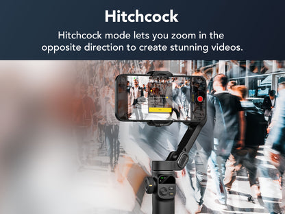 AOCHUAN Smart X2 Handy-Stabilisator Gimbal Outdoor Sport VLOG Selftimer Stativ Kamera Faltbar Bodenhalterung LED-Display Gestensteuerung Gesichtsverfolgung Körperverfolgung Smartphone Fernbedienung Anti-Schwing-Funktion