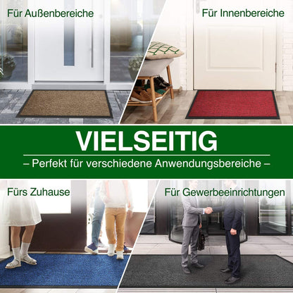 Schmutzfangmatte – Testsieger Preis-Leistung (Note 1,1) – Fußmatte für Innen & Außen – Robuster Türvorleger in vielen Größen und Varianten