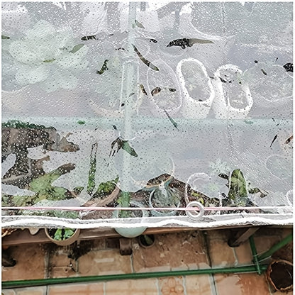 20 Mil PVC Schwerlast-Abdeckplane, winddicht und wasserdicht, mit einer kostenlosen Intim-Schlüsselband. Hergestellt aus verdicktem PVC-Material, kombiniert mit hitzegehemmter Ringtechnologie, verhindert effektiv Lecks. Geeignet zur Abdeckung von Pavillon
