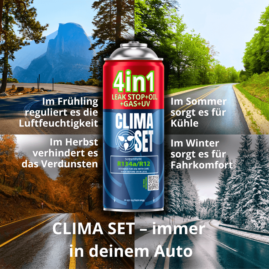 Climaset 4W1 R134A, 235G für Fahrzeug und unterwegs – Detailansicht 10