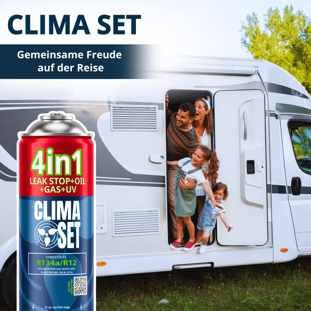 Climaset 4W1 R134A, 235G für Fahrzeug und unterwegs – Detailansicht 12