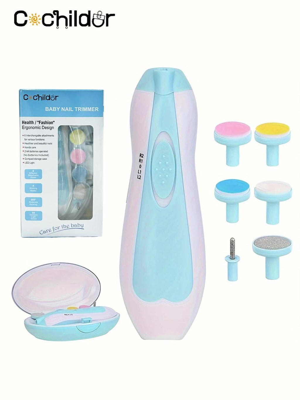 Cochildor Baby-Nagelschärfer, Rosa für Zehen Finger und Fahrzeug – Detailansicht 9