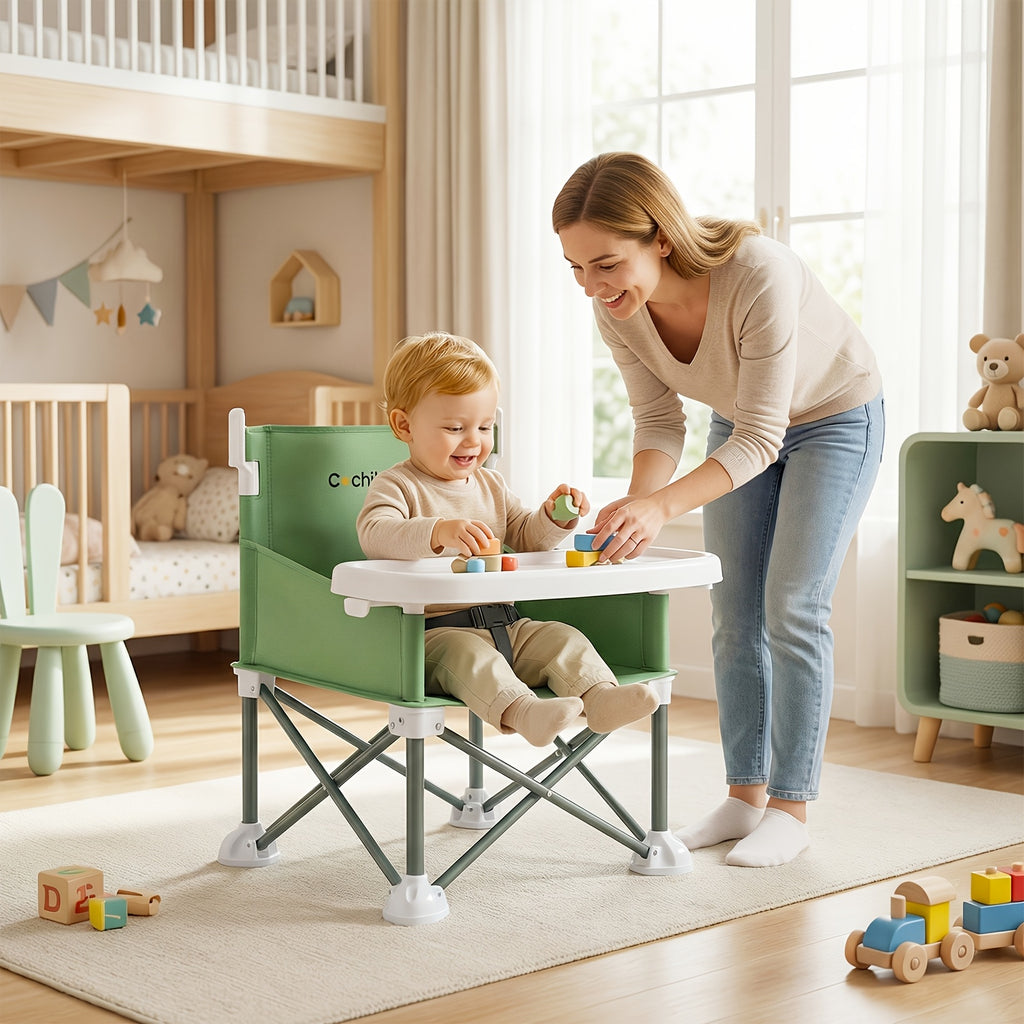 Cochildor Tragbarer Kinder-Esshocker, Grau für Stabilität und Alltag – Detailansicht 16