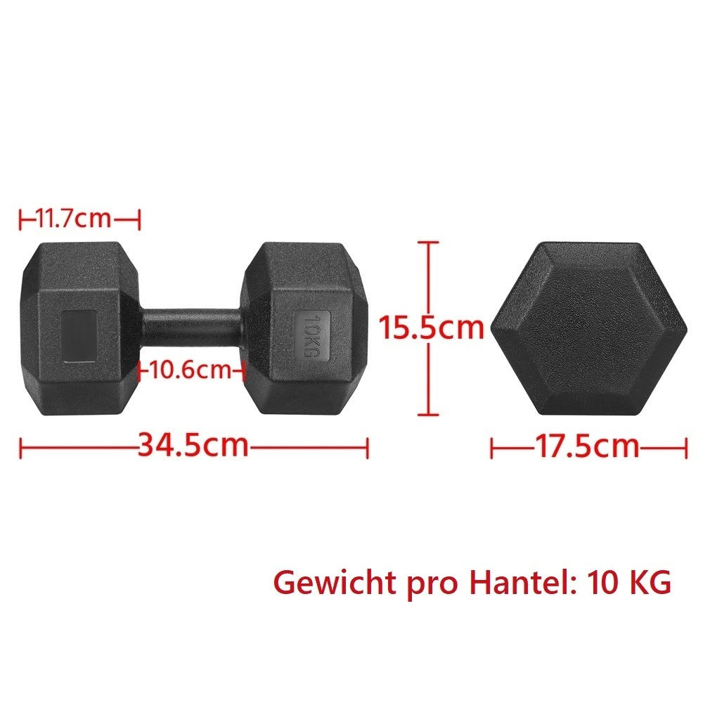Costoffs 2er-Set Hantel Kurzhanteln Hantelgewicht, 4.0 Kilogramm für Krafttraining und Alltag – Detailansicht 16