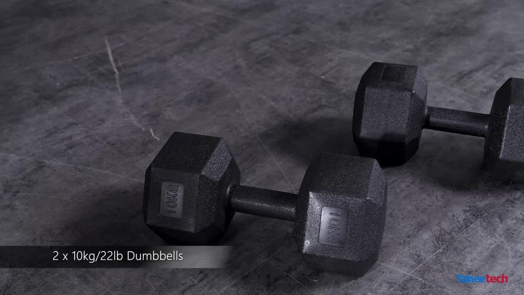 Costoffs 2er-Set Hantel Kurzhanteln Hantelgewicht, 4.0 Kilogramm für Krafttraining und Alltag – Detailansicht 18