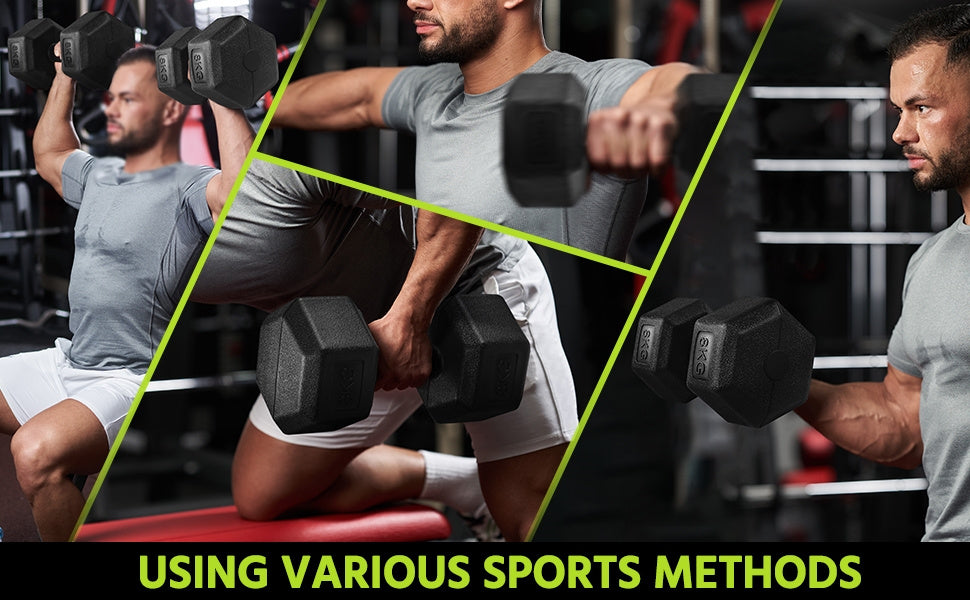 Costoffs 2er-Set Hantel Kurzhanteln Hantelgewicht, 4.0 Kilogramm für Krafttraining und Alltag – Detailansicht 19