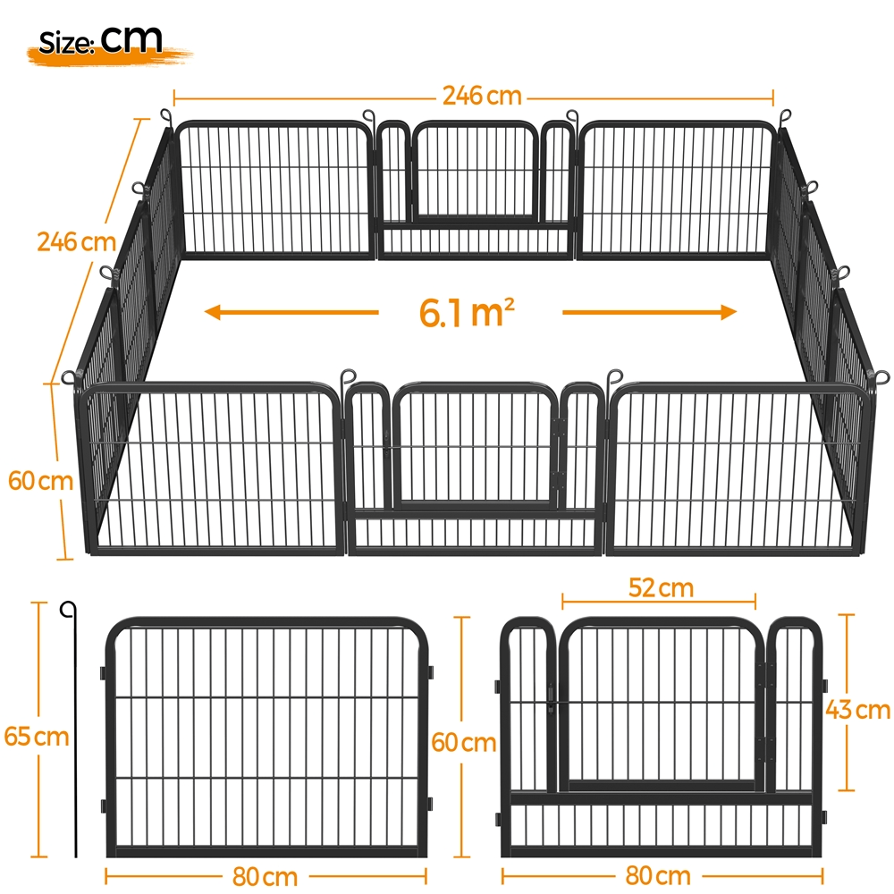 Costoffs, 8tlg 80 x 60 cm für Haustiere und Zuhause – Detailansicht 11