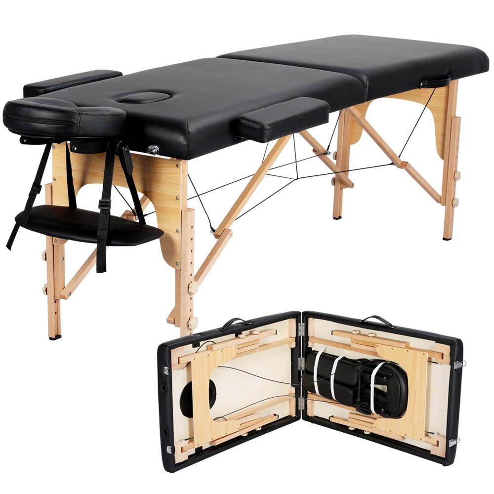 Costoffs Massageliege, Schwarz für Schlafzimmer und Bett – Detailansicht 2