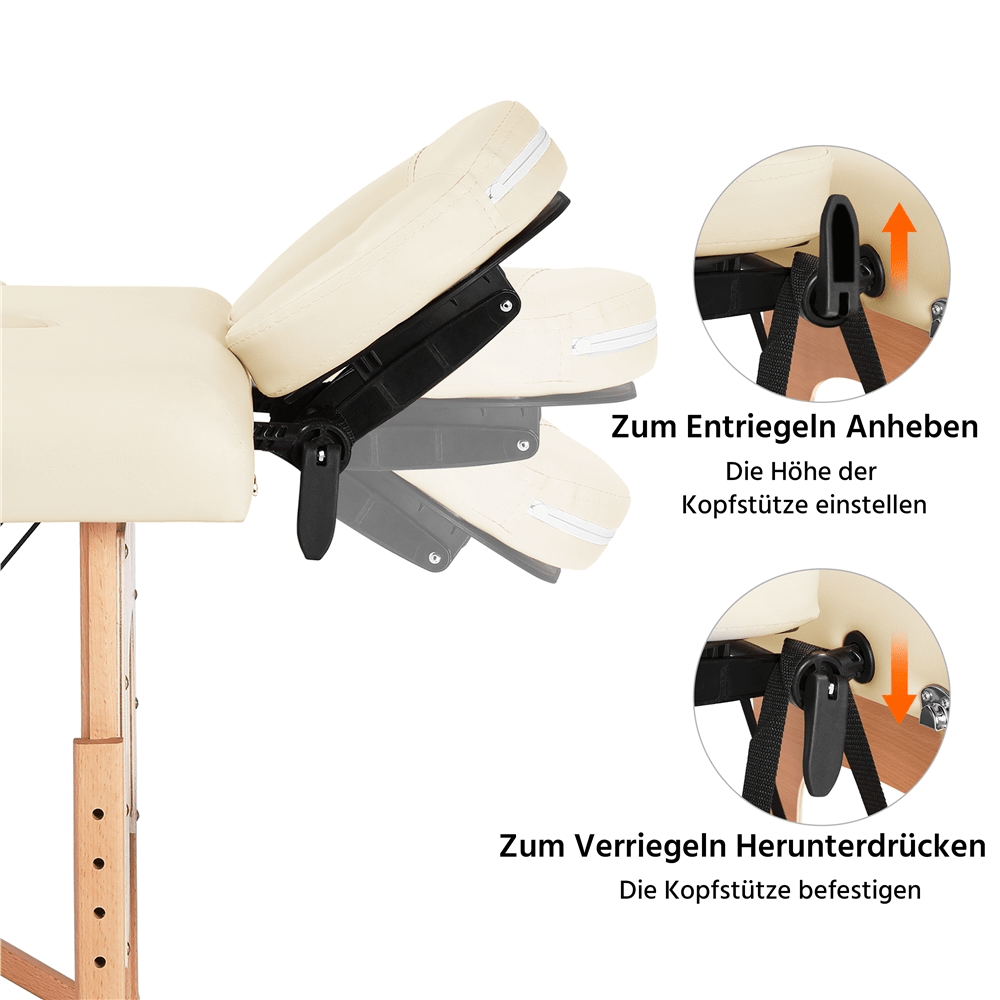 Costoffs Massageliege, Schwarz für Schlafzimmer und Bett – Detailansicht 8
