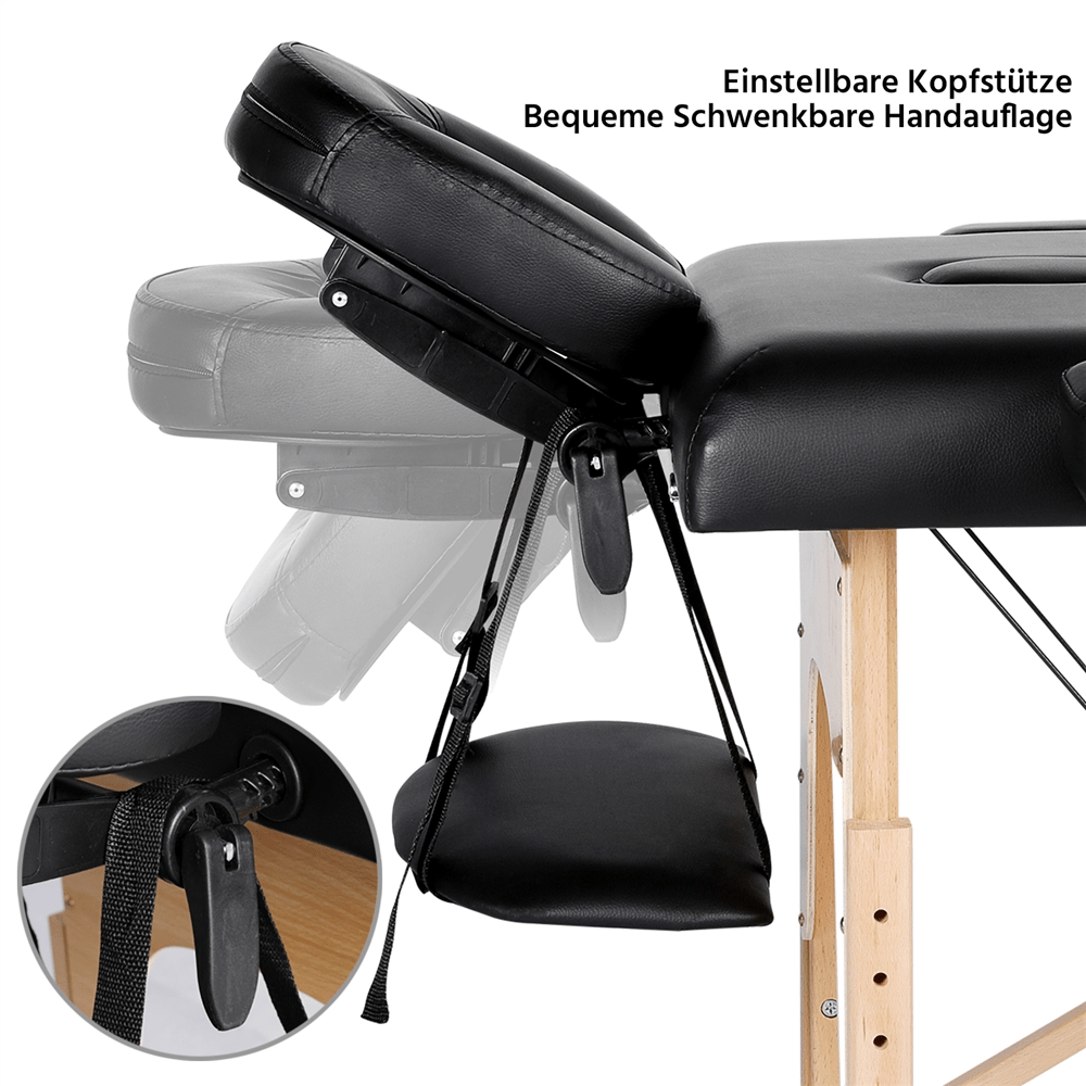 Costoffs Massageliege, Schwarz für Schlafzimmer und Bett – Detailansicht 10
