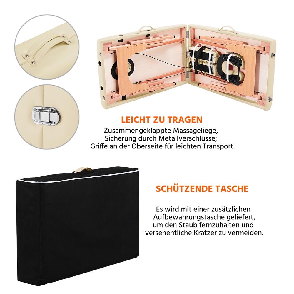Costoffs Massageliege, Schwarz für Schlafzimmer und Bett – Detailansicht 12