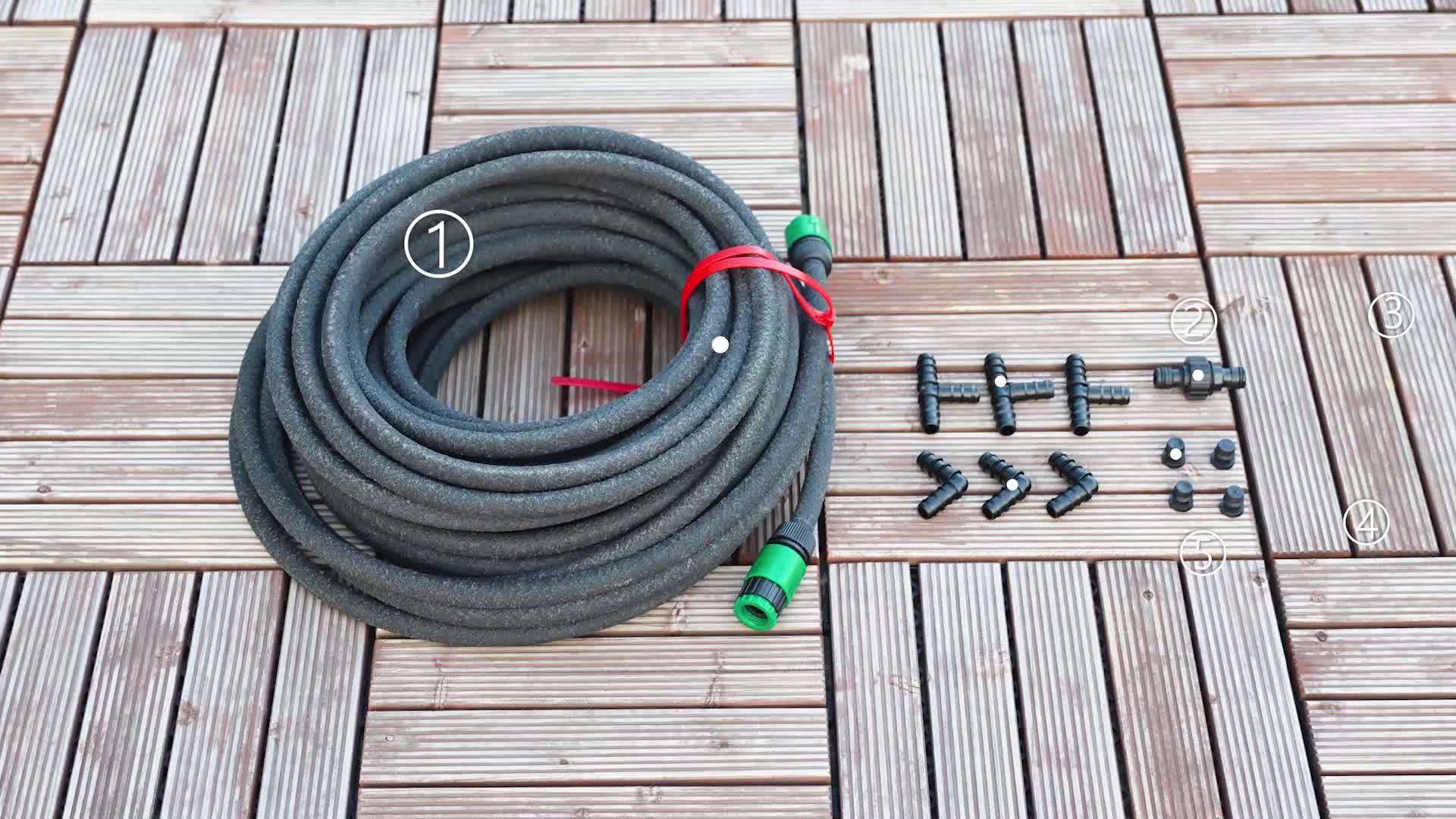 Costoffs Perlschlauch Gartenbewässerung, ca. 30 m für Garten und Terrasse – Detailansicht 8