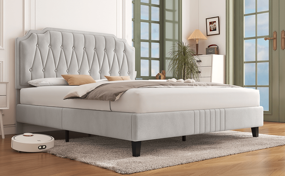 Costoffs Polsterbett, 140 × 200 cm für Bett – Detailansicht 16