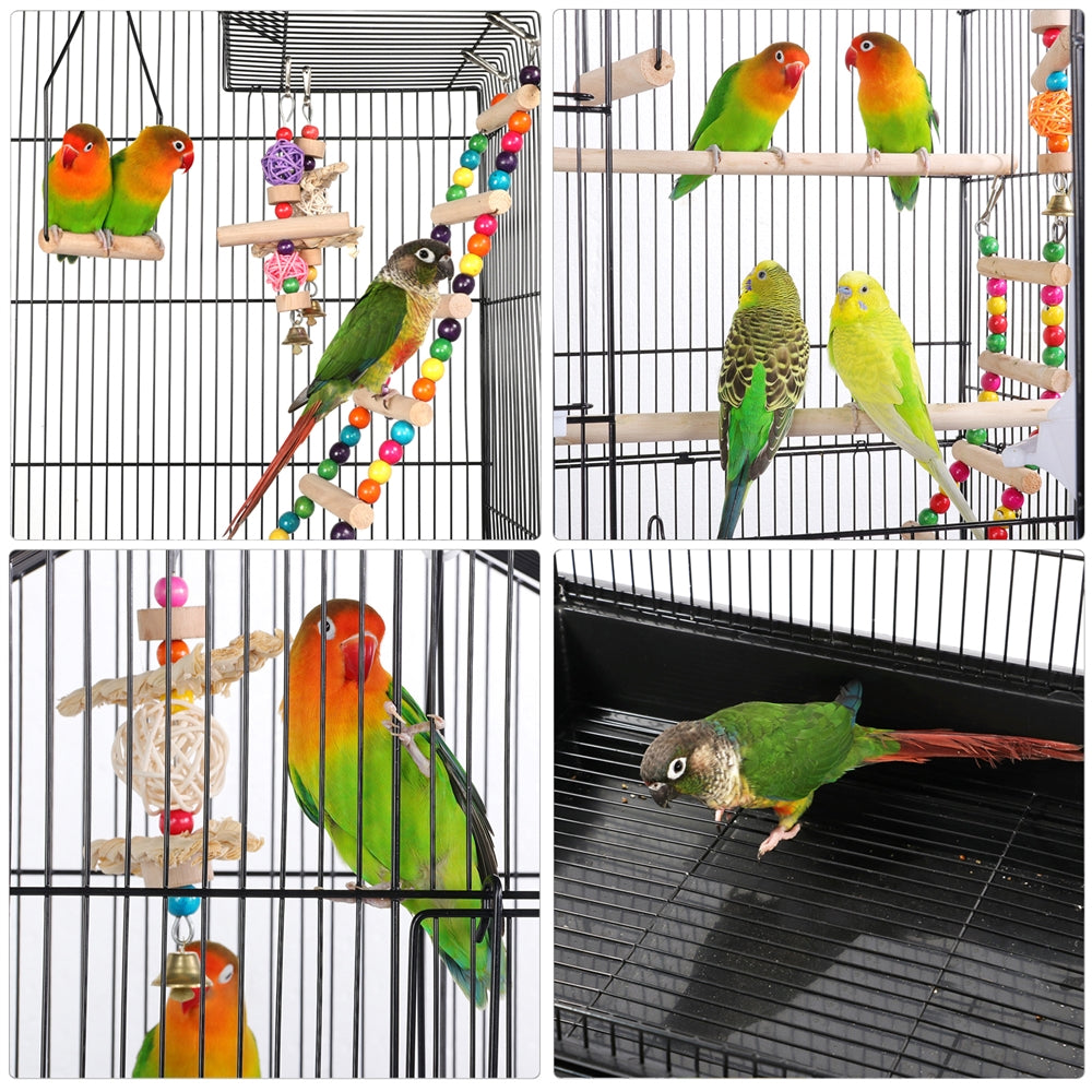 Costoffs Vogelkäfig, Weiß für Zuhause und Haustiere – Detailansicht 18