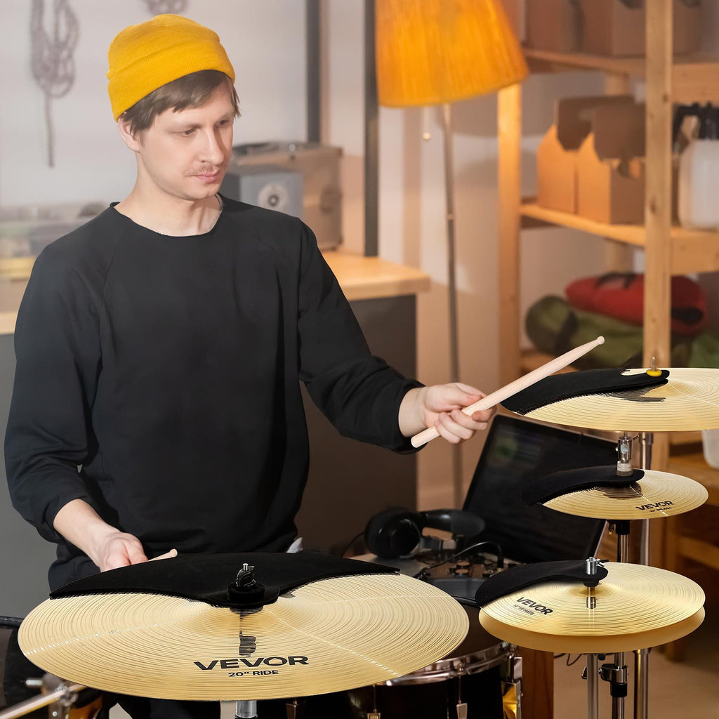 Cymbal Pack 6er Set, Helles Kupfer für Trommel und Alltag – Detailansicht 2