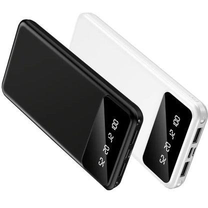 20000mAh-2 Stück Hochkapazitäts-Powerbank, Mobilgeräte-Ladegerät, LED-Display/Dual-Ausgangsschnittstelle/Mehrere Farboptionen, Tragbare Notstromversorgung für Outdoor-Reisen