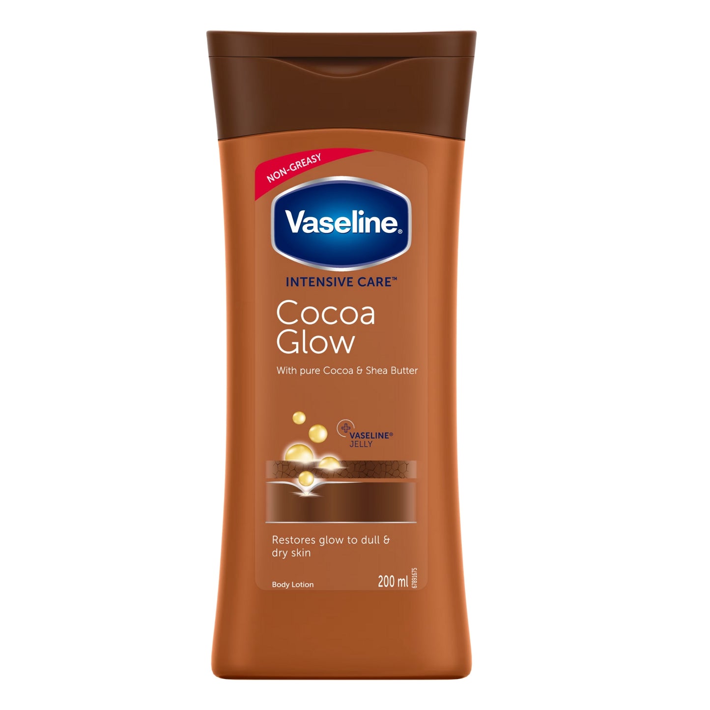 Vaseline Intensive Care Cocoa Radiant 48H Feuchtigkeitsspendende Körperlotion mit Kakaobutter