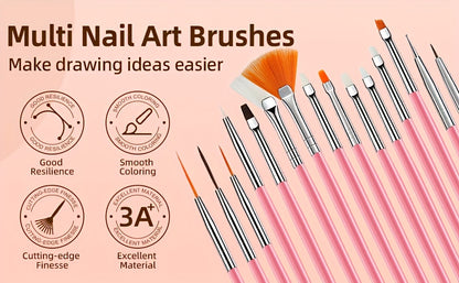 Acryl Nagelset für Anfänger mit Nude, Transparent- und Tiefrosa-Farben, inklusive Nagelwerkzeugen, Acryl Glitzerpulver, Acryl Flüssigkeit, LED Lampe und Nagelbohrer Set für Nagelverlängerung