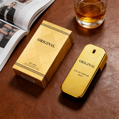 ORIGINAL Eau De Parfum 100ml - Edler Holzig-Ambriger Duft, Zeitloser Signature-Duft mit Bergamotte, Rose & Sandelholz, Luxusparfüm in minimalistischer Flasche