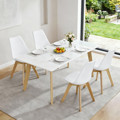 2/4 Stück Esszimmerstuhl Bürostuhl Besuchstuhl Empfangsstuhl Designerstuhl Küchenstuhl Holz