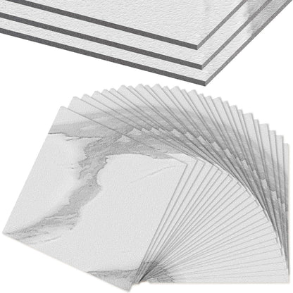 27/54 Stück, selbstklebende Vinylbodenfliesen, 30x30cm, zuschneidbar, für Wohnzimmer/Schlafzimmer/Küchenrenovierung, optionales Laminat-Bodenoptik, PVC-Bodenfliesen
