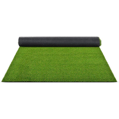 Kunststoffrasen Rolle – Strapazierfähiger Kunstrasen mit Drainagelöchern – Ideal für Balkon, Garten, Terrasse und Freizeitbereiche – Verschiedene Größen und Stärken