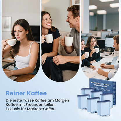 4/6 Stück Wasserfilter für Philips AquaClean CA6903/10, CA6903/22, kompatibel mit Saeco und für Philips vollautomatische Kaffeemaschinen, Aqua Clean Filter, Kalkfilter