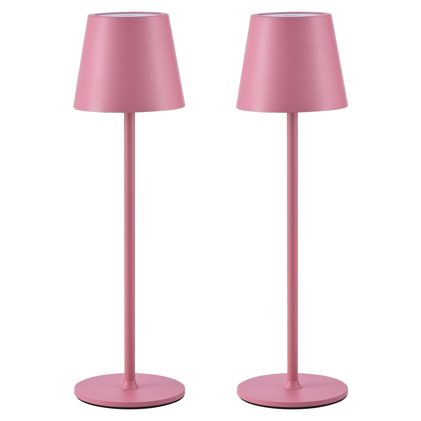 2/4er-Packung Kabellose Tischlampen, Wiederaufladbare Lampen, Touch-Steuerung, 3 Farbtemperaturen, Stufenlos Dimmbar, IPX7 LED Tragbare Kabellose Lampe, 4000mAh Batteriebetriebene Lampe