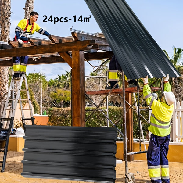 Dachblech, 24 Stück für Garten und Terrasse – Detailansicht 6