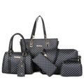 Damen-Handtaschen-Set, Schwarz für Alltag und Zuhause – Hauptansicht