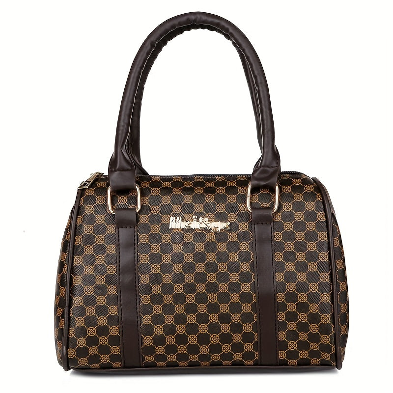 Damen-Handtaschen-Set, Schwarz für Alltag und Zuhause – Detailansicht 4