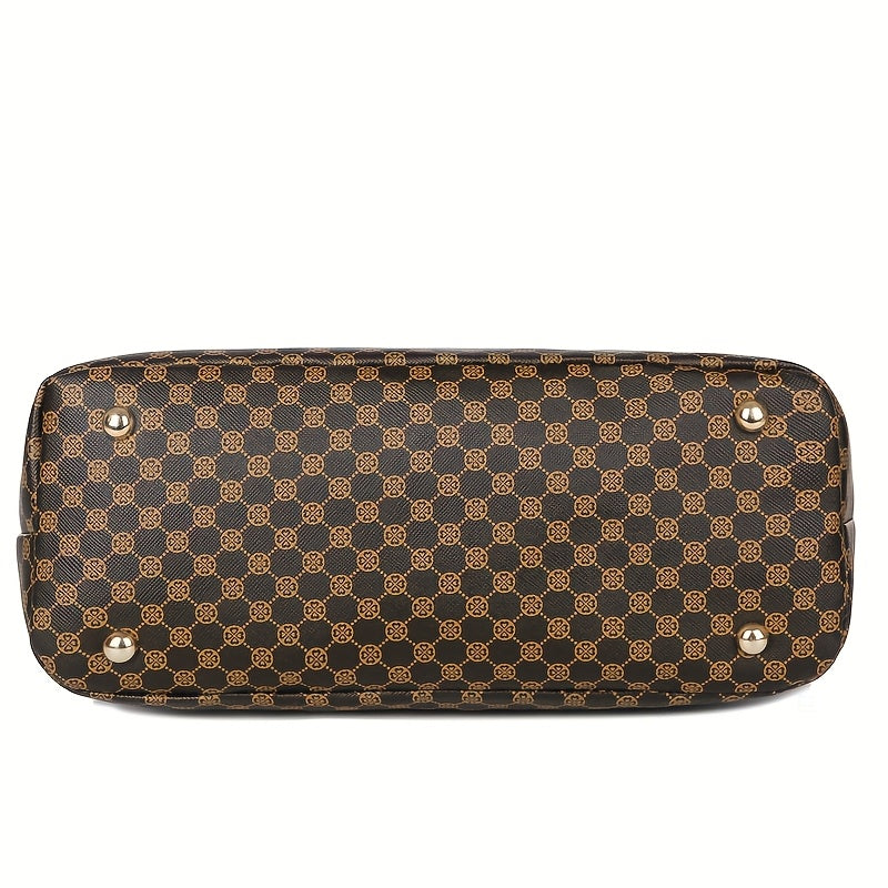 Damen-Handtaschen-Set, Schwarz für Alltag und Zuhause – Detailansicht 7
