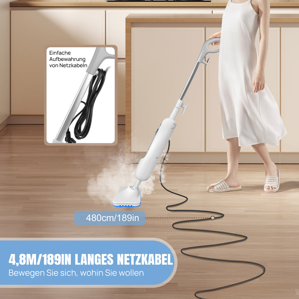 Dampfreiniger, 1500W für Böden und Bad – Detailansicht 16