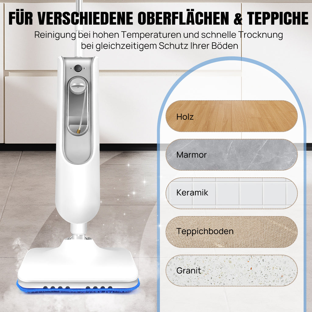 Dampfreiniger, 1500W für Böden und Bad – Detailansicht 19