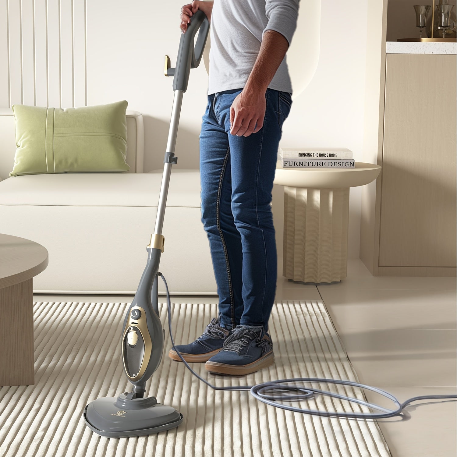 Dampfreiniger, Aschblond für Böden und Bad – Detailansicht 5