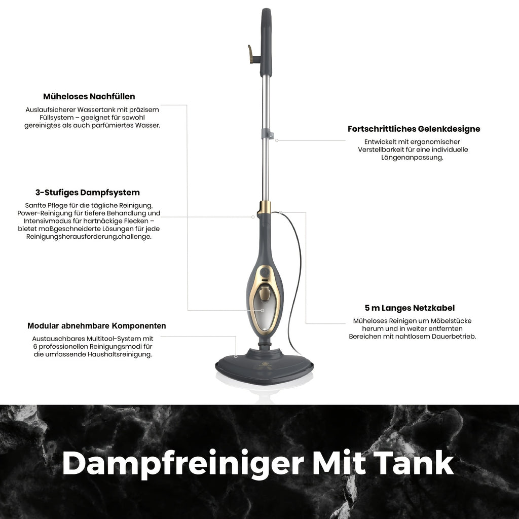 Dampfreiniger, Aschblond für Böden und Bad – Detailansicht 6