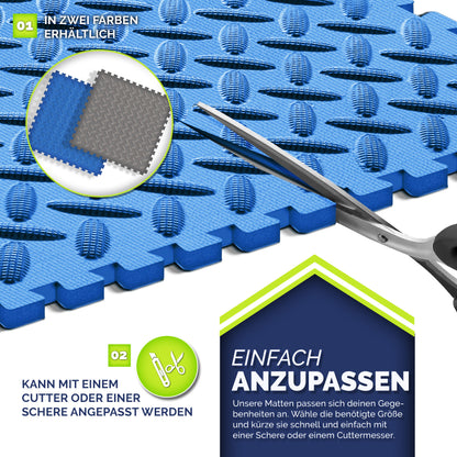 tillvex® Pool Bodenschutzmatte 38,5 x 38,5 cm Unterlegmatte für Pool & Planschbecken Poolmatte Bodenmatte Outdoor Poolunterlage extra stark Bodenschutz draußen Bodenschutzplatten Schaumstoff Matten wärmeisolierend Whirlpool Outdoor Bodenfolie Unterlage