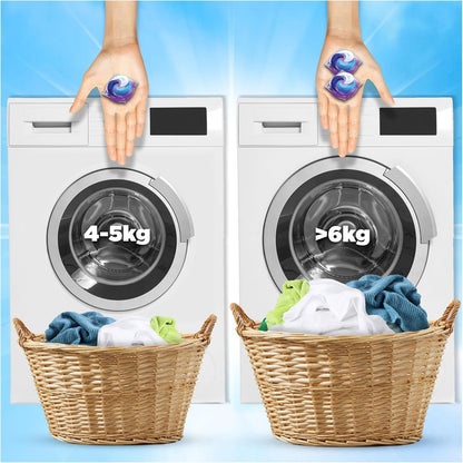 Lenor All-in-1 PODS Aprilfrisch Vollwaschmittel | 76 Waschladungen | 3x länger Frische | Geruchsentfernung | Kaltwäsche