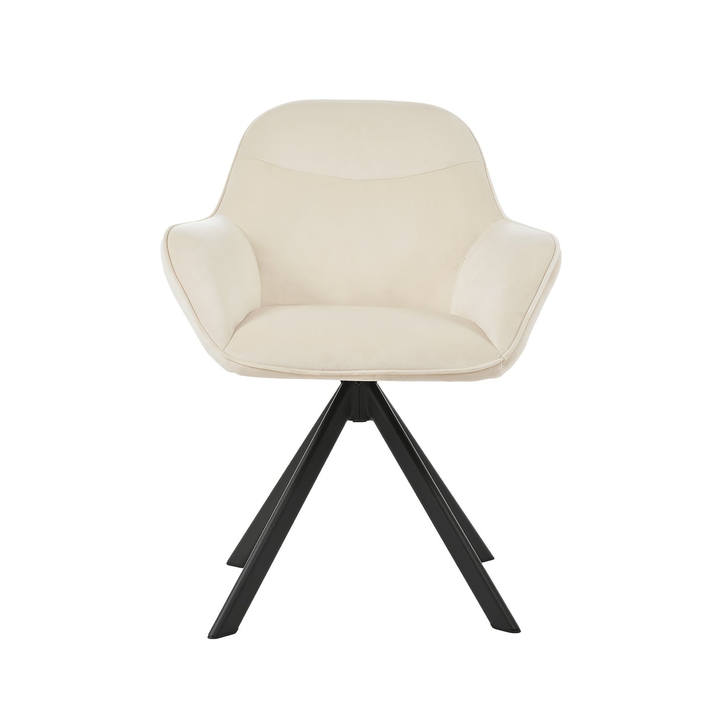 Elegante, moderne, drehbare 360-Grad-Esszimmerstühle mit Polsterung  dicken Sitzflächen, ergonomisch gestaltet für Familien, Cafés  Restaurants – 2er-Set/ 4er-Set/ 6er-Set