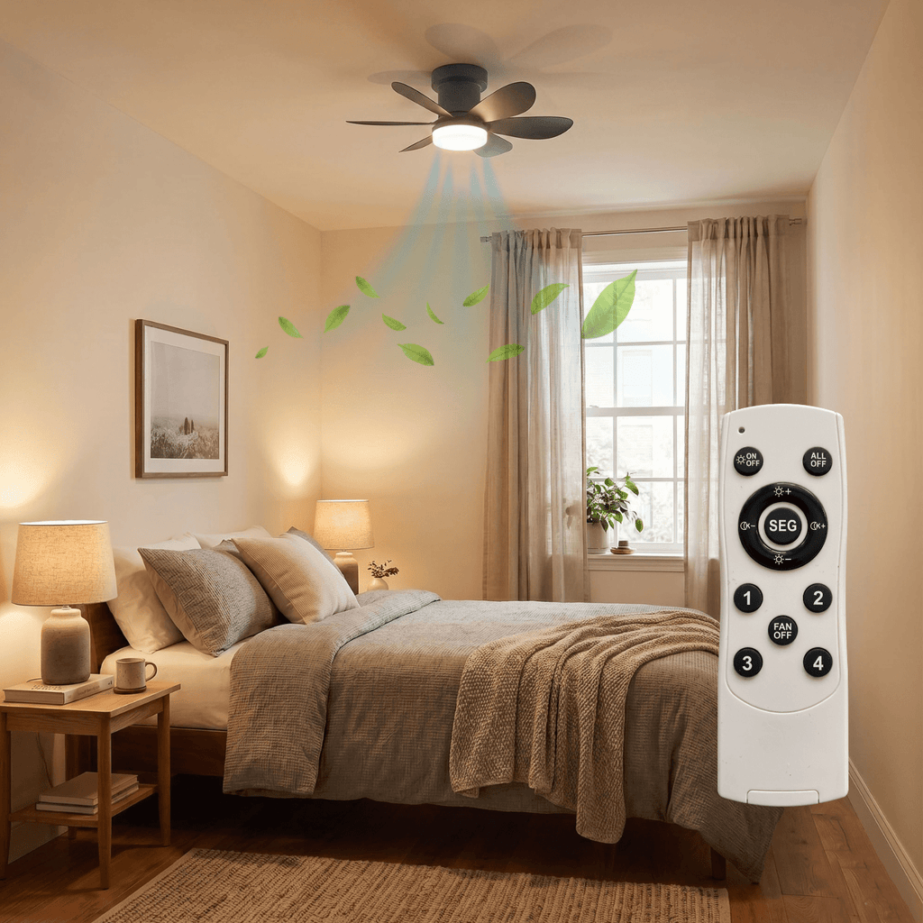 Deckenventilator, MISTRAL SCHWARZ für Küche – Detailansicht 13