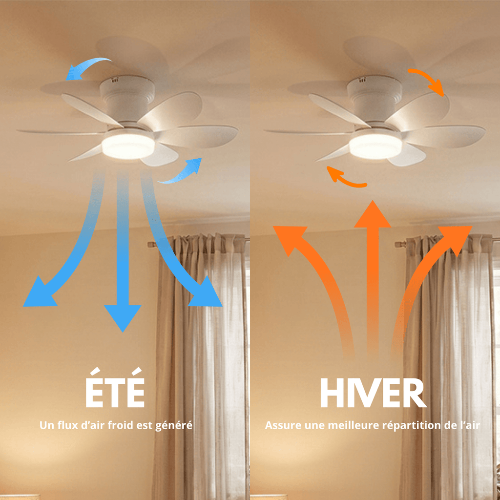 Deckenventilator, MISTRAL SCHWARZ für Küche – Detailansicht 20