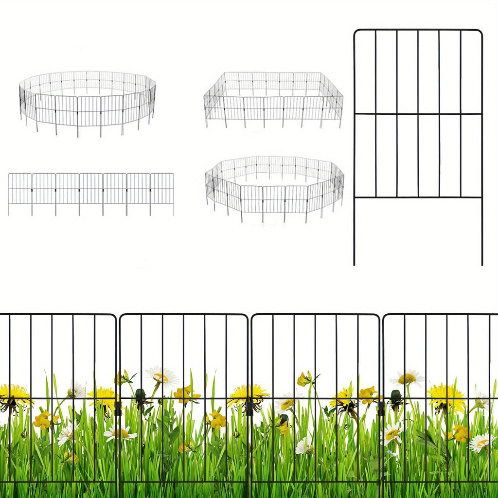 Dekorativer Gartenzaun, 60,96 cm für Garten und Terrasse – Hauptansicht