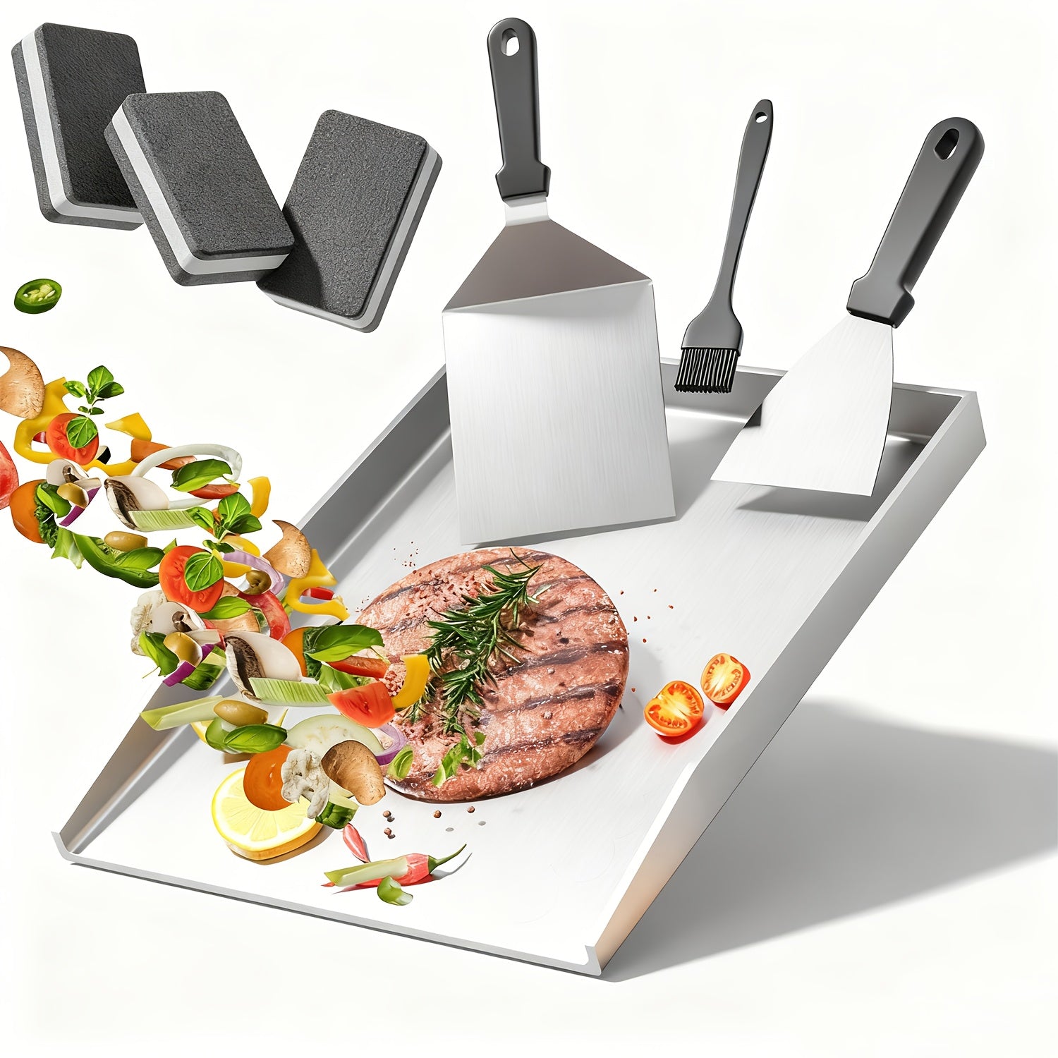 Devesanter BBQ-Pfanne, Edelstahl für Kamine und Alltag – Hauptansicht