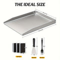 Devesanter Hochleistungs-Grillplatte & Spatel Set, 4mm für Gewerbe und Haushalt – Detailansicht 2
