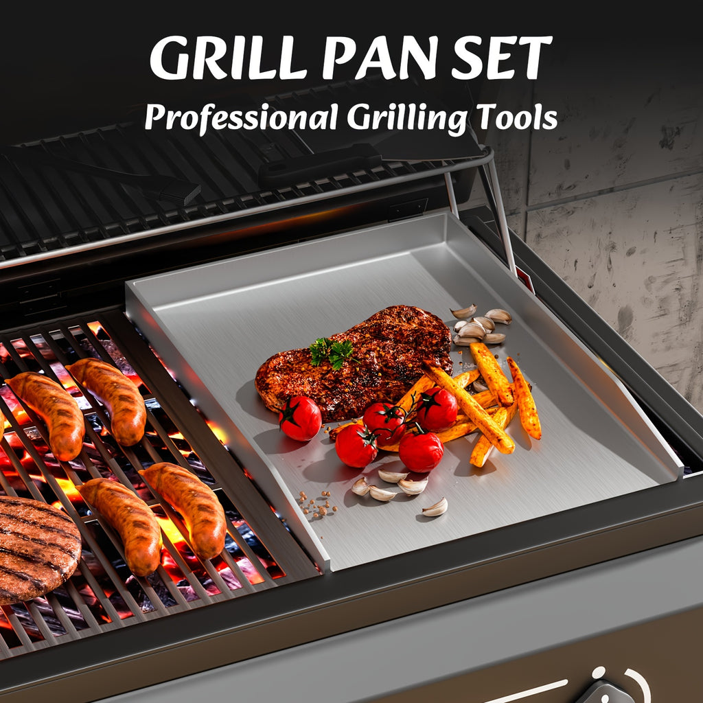 Devesanter Hochleistungs-Grillplatte & Spatel Set, 4mm für Gewerbe und Haushalt – Detailansicht 6