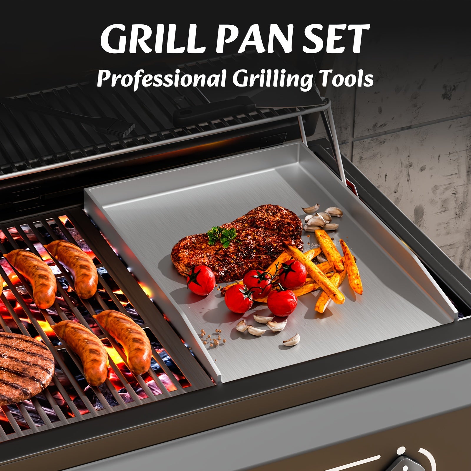 Devesanter Hochleistungs-Grillplatte & Spatel Set, 4mm für Gewerbe und Haushalt – Detailansicht 6