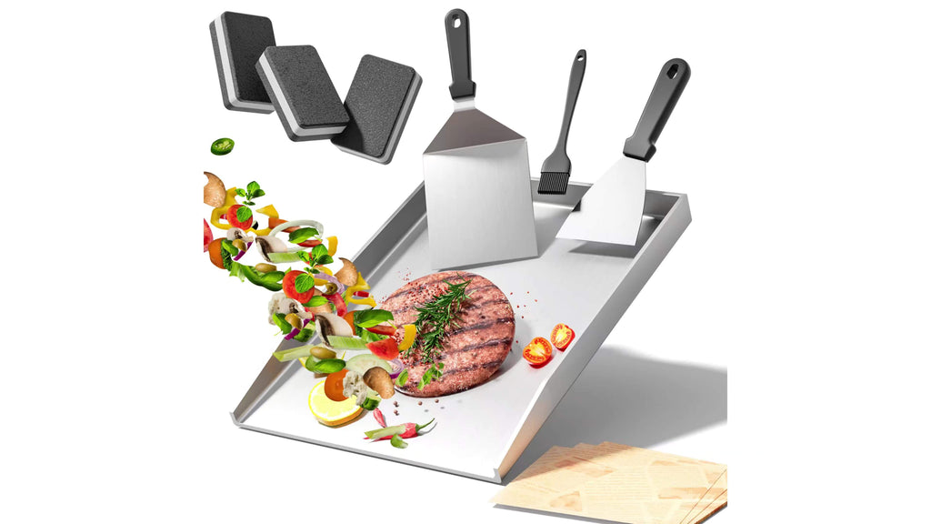 Devesanter Hochleistungs-Grillplatte & Spatel Set, 4mm für Gewerbe und Haushalt – Detailansicht 9