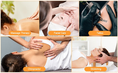 Costoffs Massageliege mit 2-Zonen Höhenverstellbare Massagebank Faltbarer Massagetisch Massagebett inkl. Kopfstütze & Armlehnen